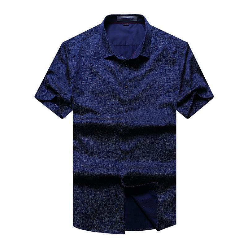 Big Size 8XL 7XL 6XL 5XL Mannen Shirt Shirt Blouse Mannen Camisa Masculina Korte Mouwen Shirt -Kleding casual Shirts: 1 / 5XL