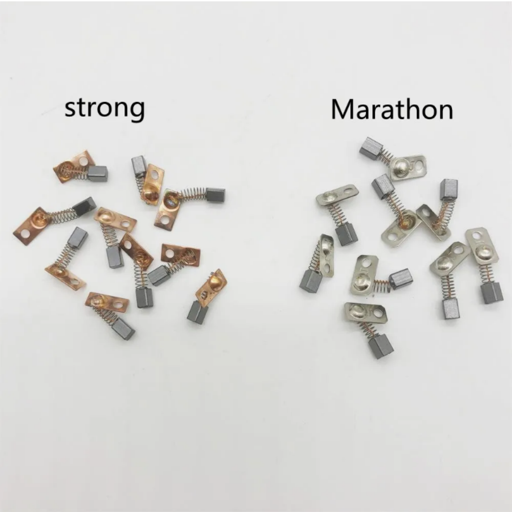 10pcs Carbon Brush For STRONG 210 90 204 105L 102L Marathon Nail Drill Electric manicure machine handle Accessory Replacement