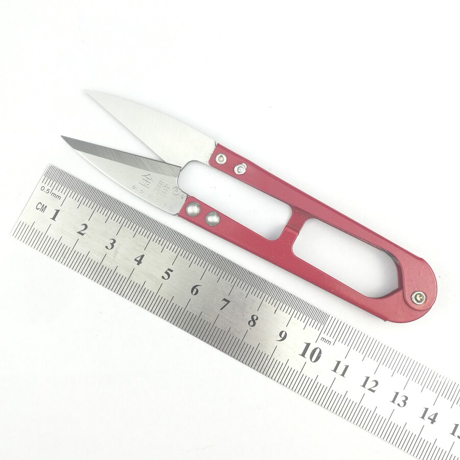 3Pcs/lot Size 125mm Trimming Scissors Sewing Embroidery thrum Yarn Scissor Nippers Clipper Hand Tool Big U Scissors