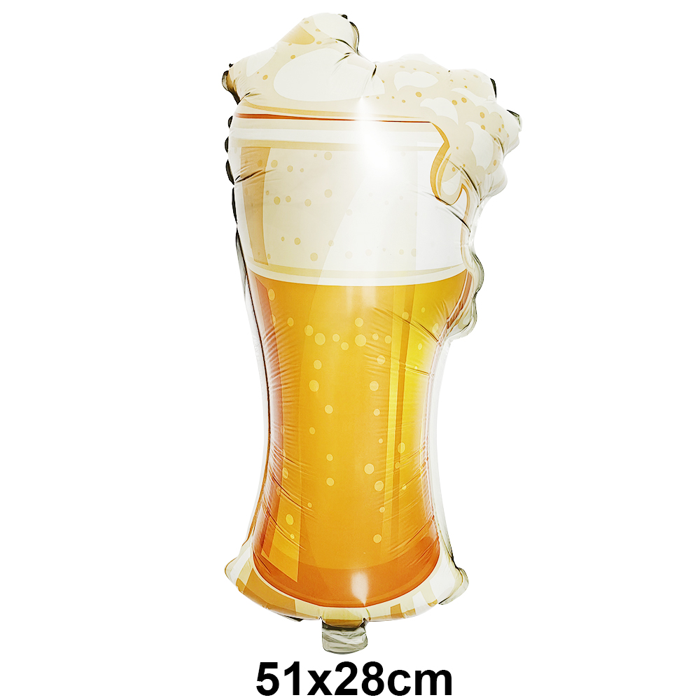 Pancarta de feliz cumpleaños, taza de cerveza, botella de whisky, globo de aluminio para hombres y mujeres, suministros de decoración para de cumpleaños de whisky 30 40 y 50: plum