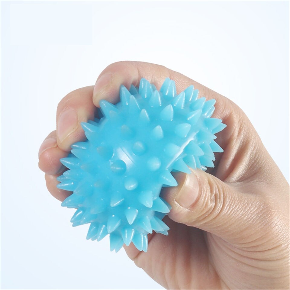 Tpr pigg massasje ball triggerpunkt trening Fitness hånd og fot smertelindring plantar fasciitis lindring pinnsvin 6.5 cm ball