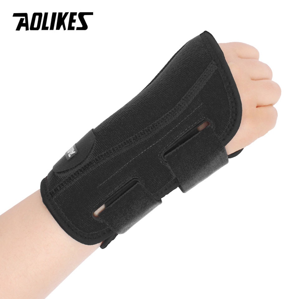 AOLIKES-muñequera ajustable para hombre y mujer, férula estabilizadora ajustable, túnel carpiano, envoltura de soporte de compresión de mano