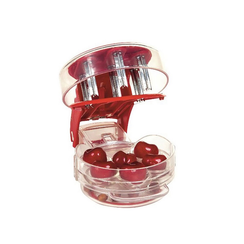 1pc Cherry Pitter With Grip 6 Cherries At Once Progressive Cherry Pitter Tool Cherry Seed Remover For Fruit Remover Cherry Corer