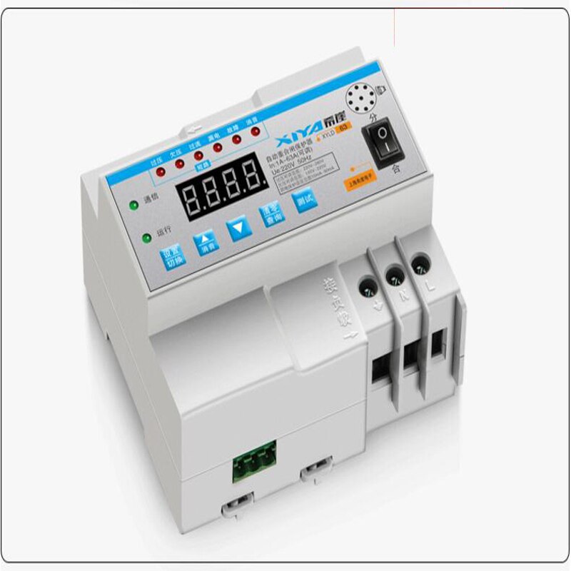 Automatic Reclosing Leakage Protector Automatic Reclosing Limit Current Lightning Protection Switch Photovoltaic Breaker XYLD63
