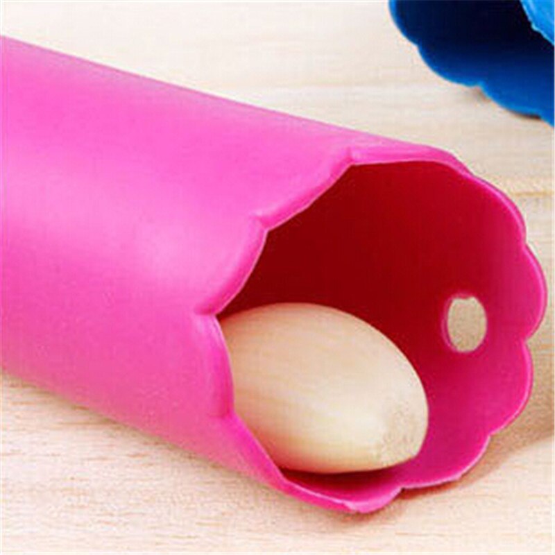 Neue Kreative Silikon Knoblauch Schäler Praktische Küche Gadget Knoblauch Stripper Rohr Peeling Werkzeuge