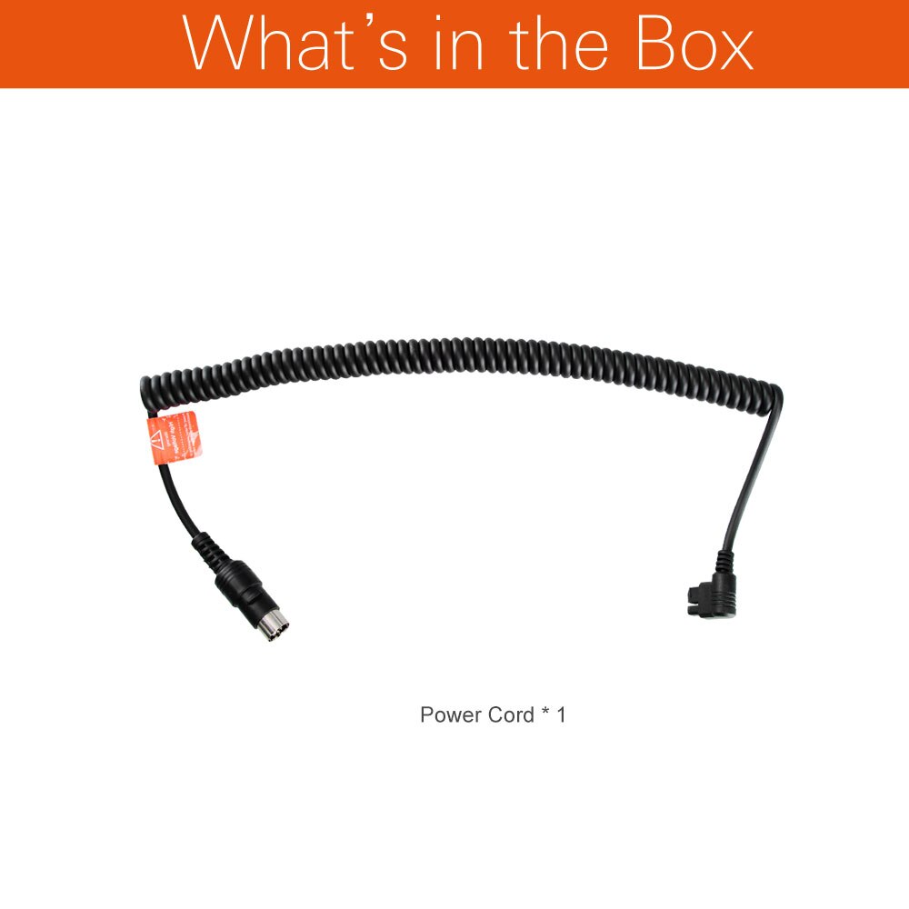 Godox AD-S1 oryginalny przewód zasilający robić lampy błyskowej Godox WITSTRO AD180 AD360 AD360II