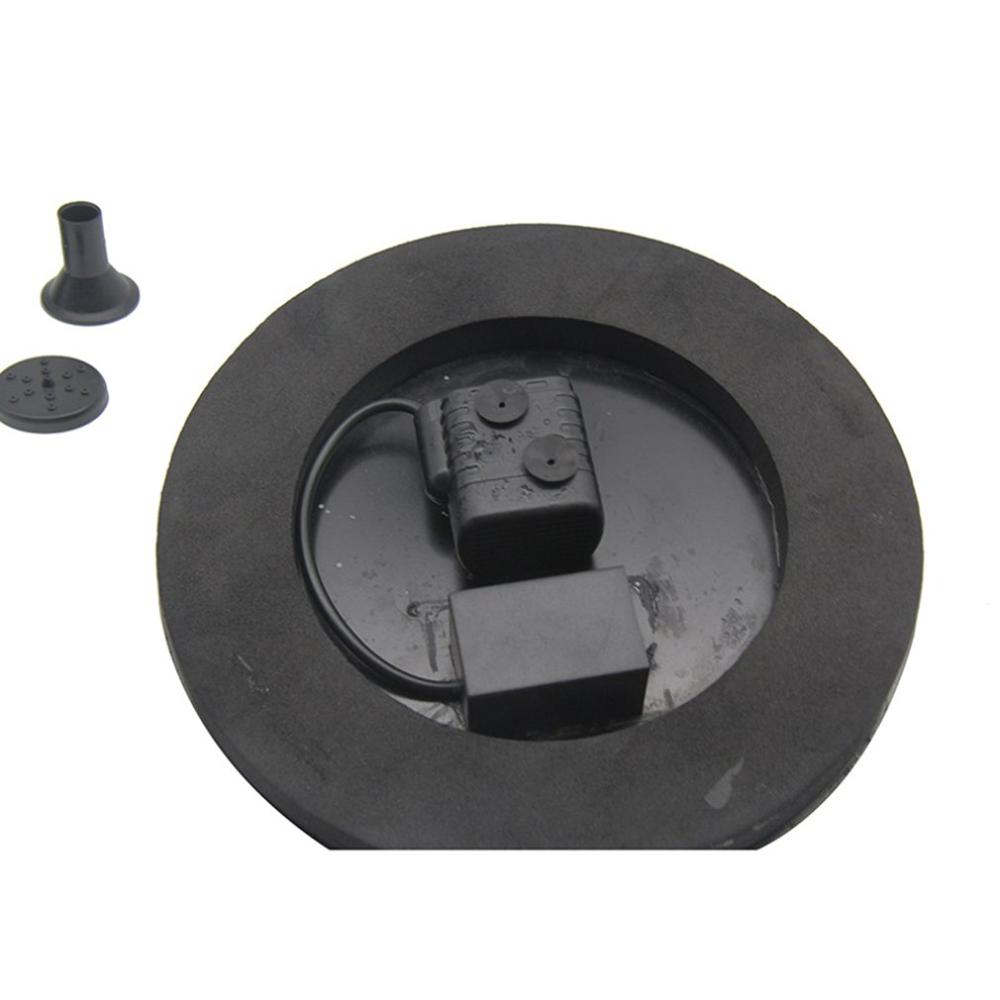 Mini Solar Fountain Floating Garden Water Fountain Pond Rockery Fountain Solar Water Pump Outdoor Solar Panel Garden Decor