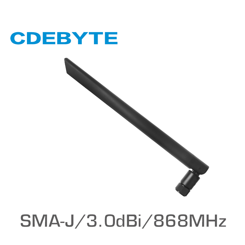 TX868-JKD-20 interfaz de SMA-J de 868MHz 50 Ohm impedancia de menos de 1,5 SWR 3.0dBi ganancia de antena omnidireccional