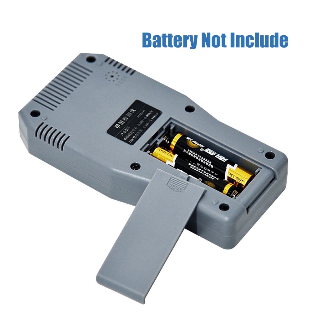 Air Monitor Formaldehyde Detector Vervuiling Meter Indoor Hcho Tvoc Tester Real Time Lucht Tester Met Lcd-scherm