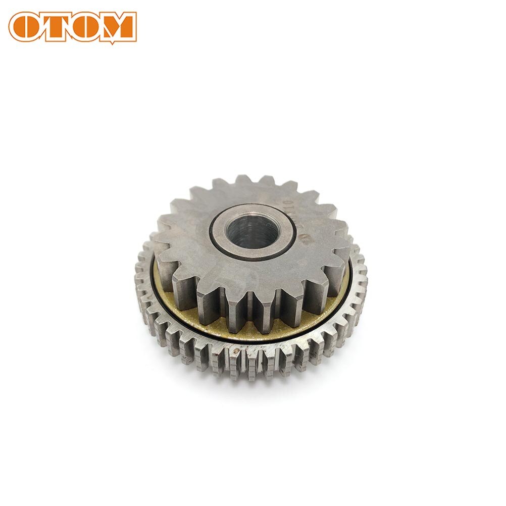 OTOM NC450 Parts Start Overrunning Clutch Kit Motorcycle Engine Electric Starter Plate Double Gear Needle Bearing For ZONGSHEN: 45T Double Gear