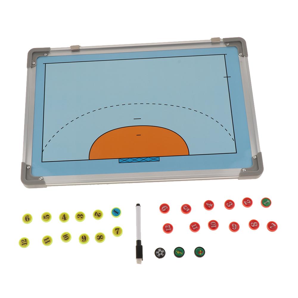 Handbal Magnetische Coaches Board Professionele Strategie Onderwijs Klembord Met Markers En Uitwisbare Pen