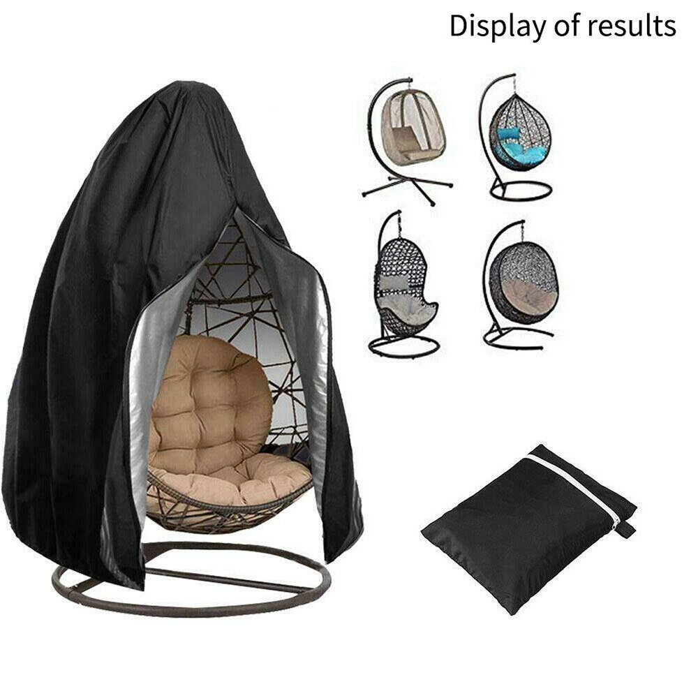 Outdoor Waterdichte Tuinmeubelen Tuin Swing Zipper Beschermende Balkon Meubilair Opknoping Ei Swing Stoel Cover D30