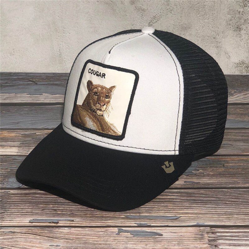 gooding Animal Embroidered Hat Truck Driver Popular Brand Baseball Cap Casquette: 3