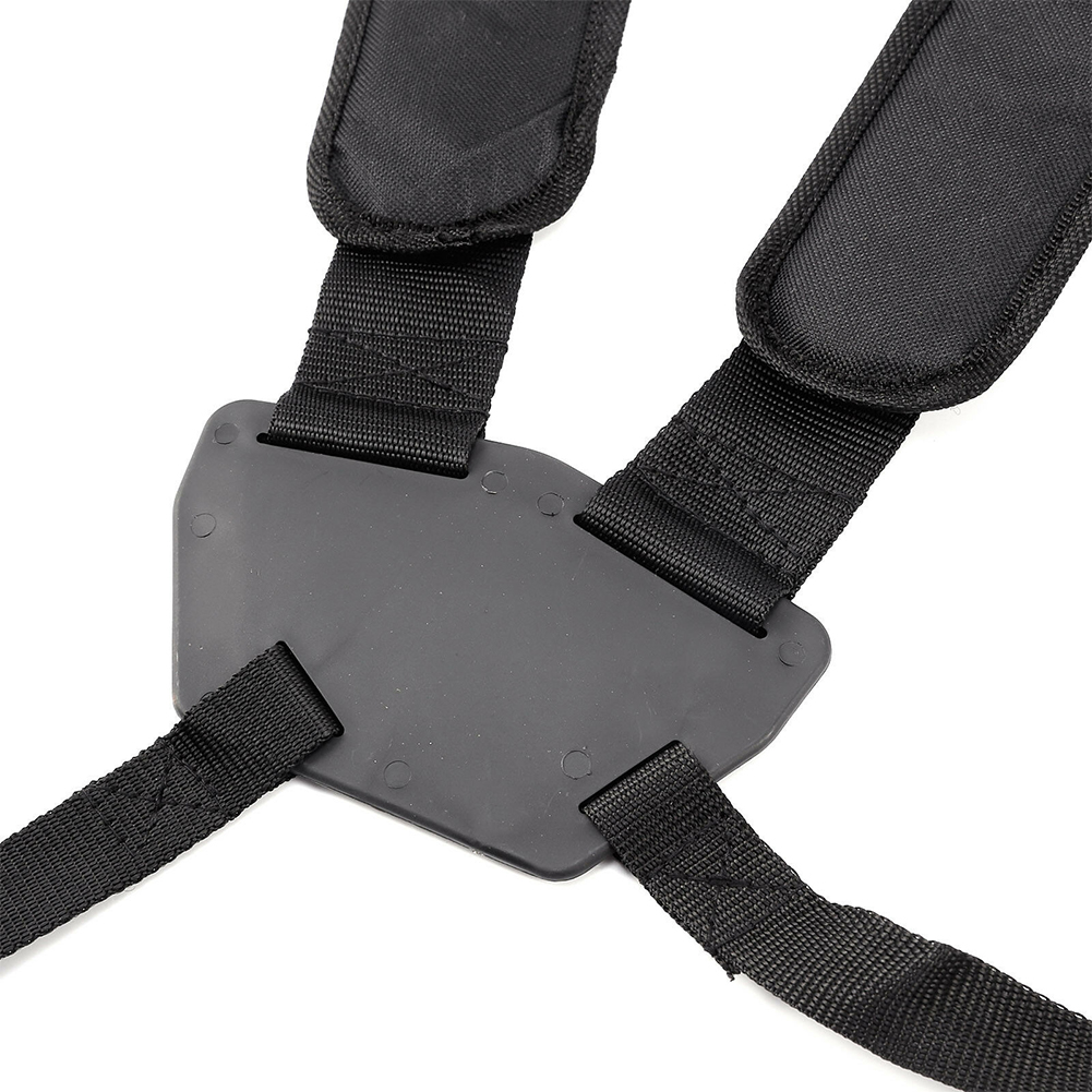 Ergonomic Convenient Pruner Strimmer Double Breasted Universal Harness Shoulder Strap With Hook Carry For Brush Cutter Trimmer