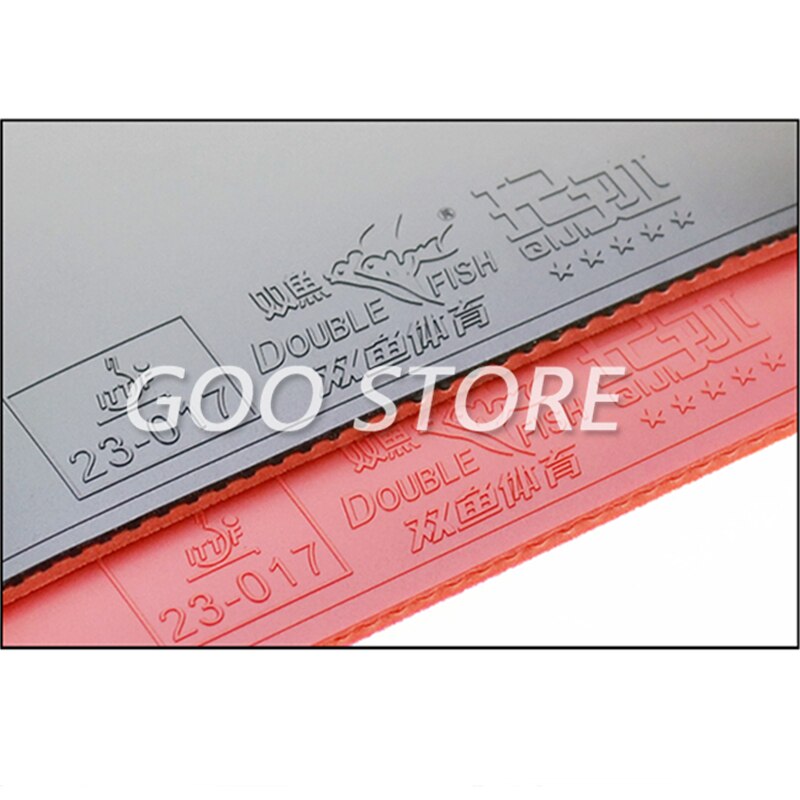 Double Fish QIJI Loop King Table Tennis Rubber Pips-In Sticky Quick Attack Loop Double Fish Ping Pong Sponge