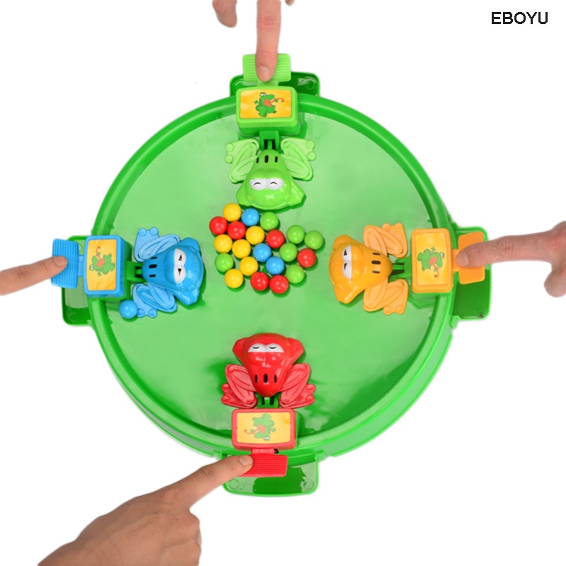 EBOYU Hungry Rana Alimentazione Rana 3D Gioco Da Tavolo di Alimentazione Hungry Froggies Desktop di Giocattoli Rana Frenesia Game Grande Regalo di Festa per I Bambini