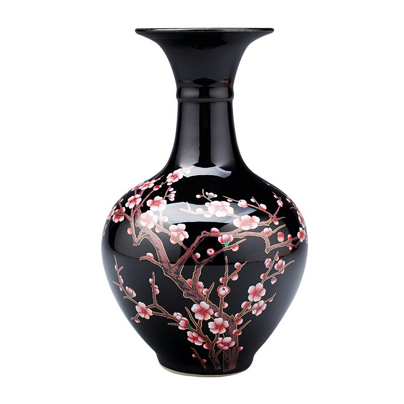 Jingdezhen kinesisk keramik vase ornamenter dekoration hjem stue bord møblering håndværk hotel kontor desktop figurer kunst