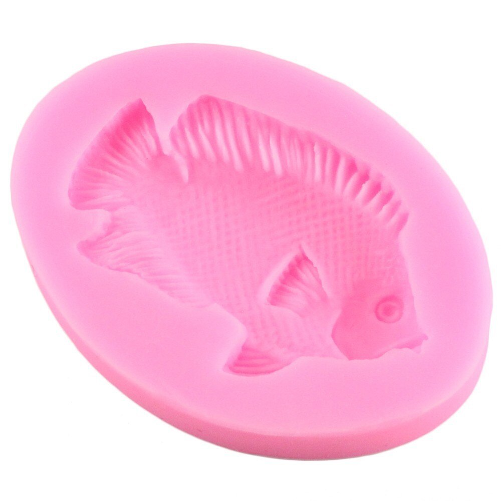 3D Fish Silicone Mold Chocolate Gumpaste DIY Fondant Baking Cake Decorating Tools Soap Clay Molds Sugar Craft Candy Moulds