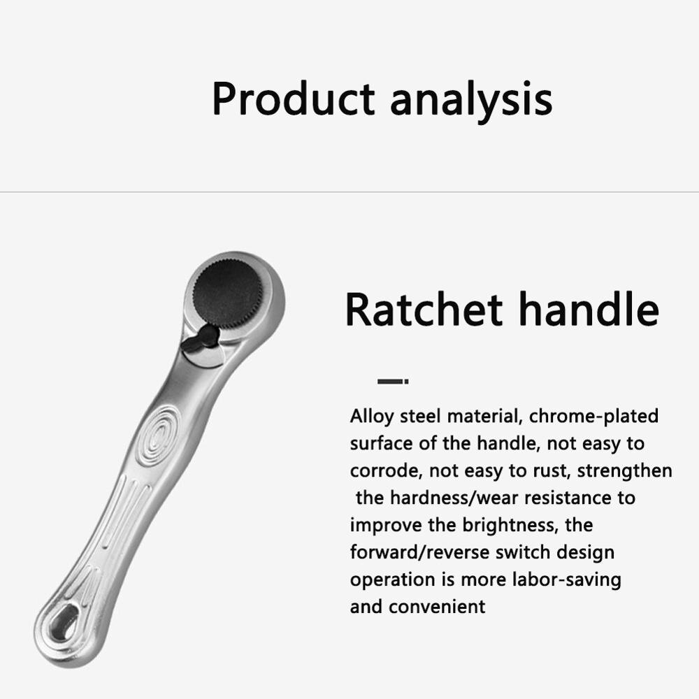 Ratche Wrench Set Torque Socket Spanner Ratcheting Wrench Spanners Garage for Bicycle Repair Tools