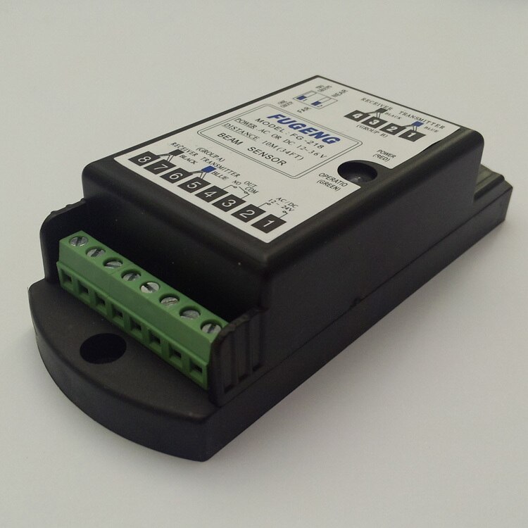 Photoelectric Beam Sensor 10m 90-degree infrared electronic Safety Light automatic door safety beam sensor (Double Beam)