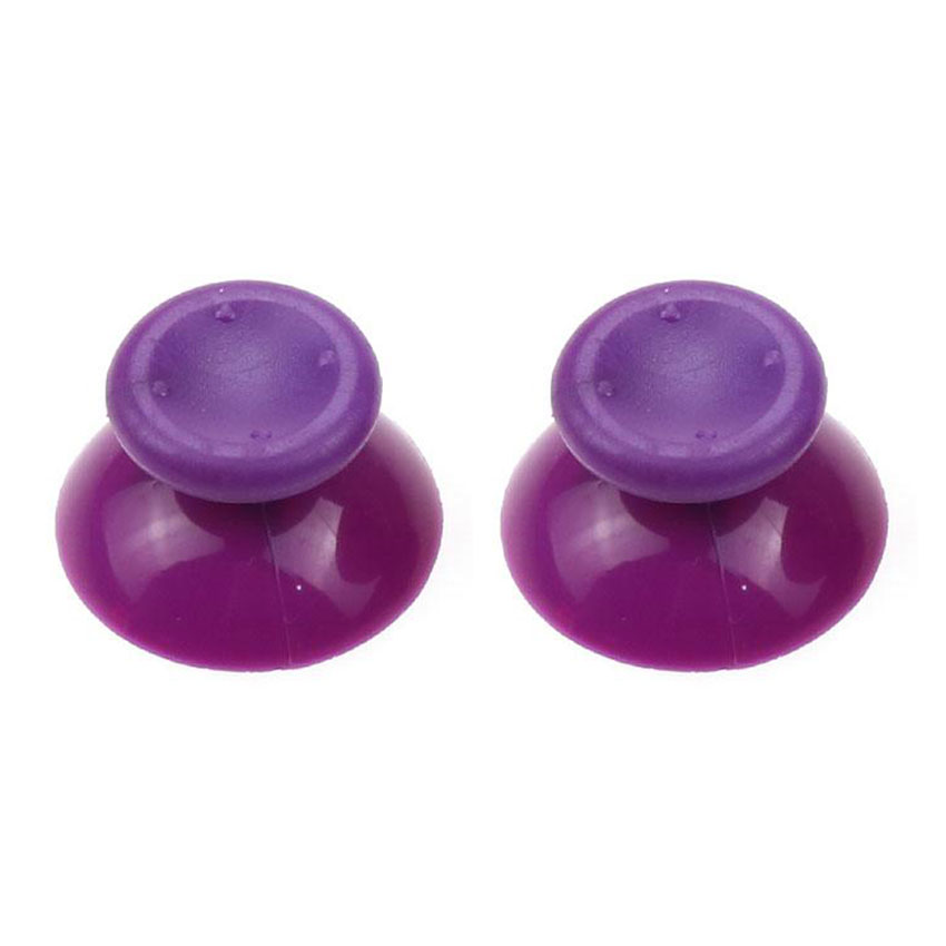 JCD 2 peças 3D analógico polegar vara cogumelo joystick tampa capa para controlador Xbox 360: ROXO