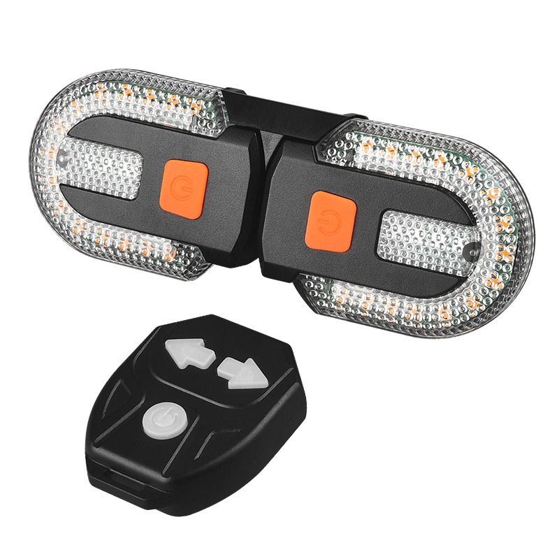 Richtingaanwijzer Voor Op Fiets - Richting Aanwijzer Voor Op De Fiets Fietsverlichting Led Usb Oplaadbaar Waterbestendig Afstandsbediening Draadloos