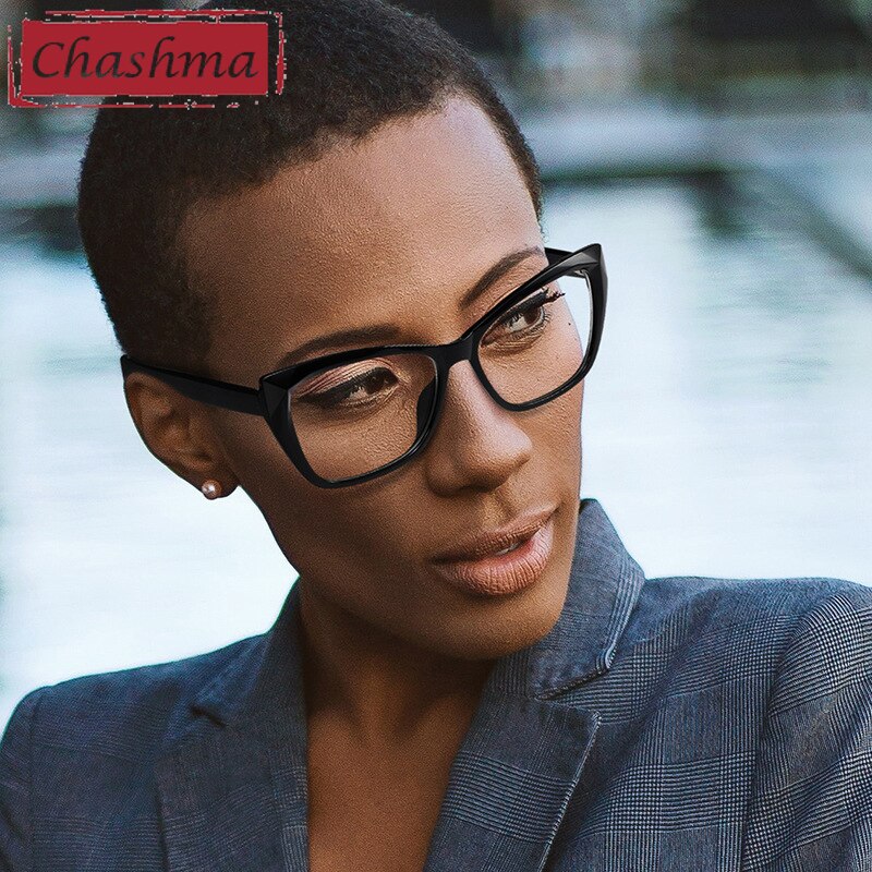 Gafas de prescripción montura de gafas de acetato tendencia de ojo de gato para mujeres gafas ópticas para lentes de receta