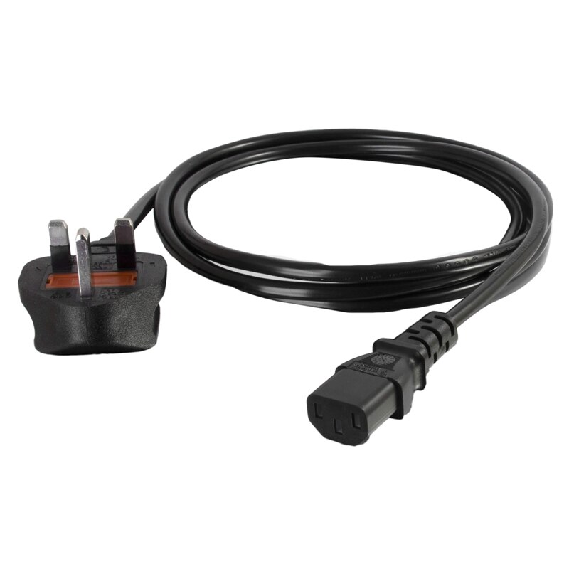 Netsnoer, 3 Pin Plug 1.5M 10A/250V Computer Netsnoer Ac Ac Adapter Voor Laptop Notebook/computer (Uk Plug)