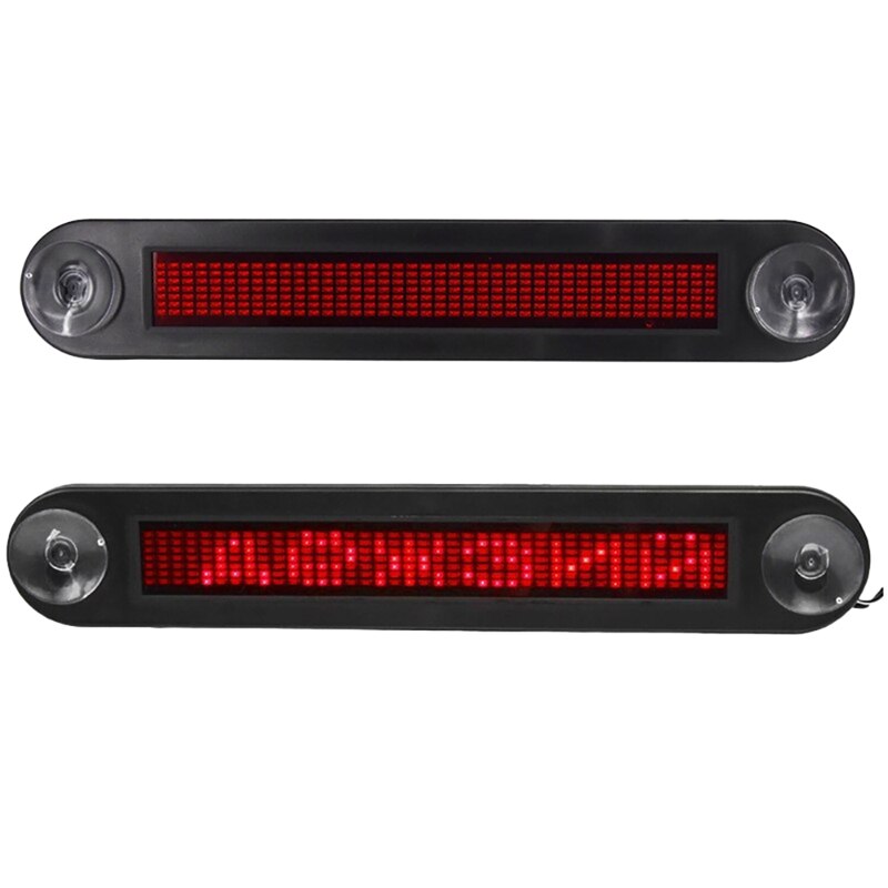 DC12V Remote Red Led Car Sign Programmable Scrolling Message Sign Board for Cars,Shop for Russian