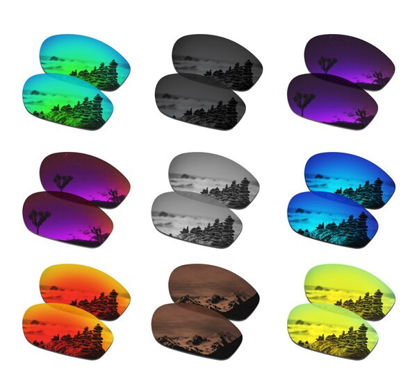 SmartVLT Replacement Lenses Polarized for Oakley Encounter Sunglasses - Multiple Pairs Packed