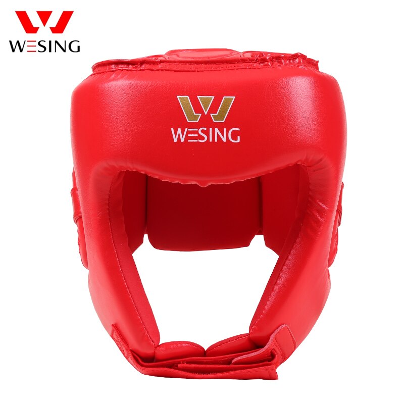 Wesing Boxing Helmet Sanda Training Head Guard Boxing Muay Headgear Thai Kickboxing Head Protector