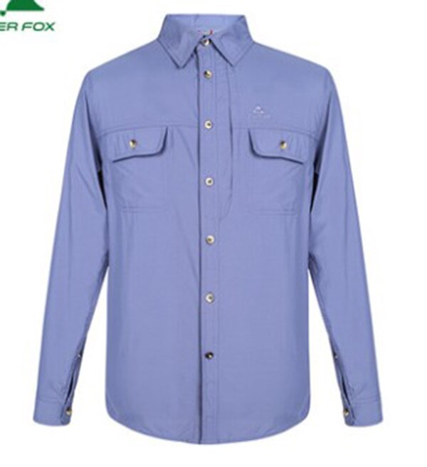Chemise De Pêche Habit Homme Taille M - Orange, FPS 40+, Ventilée, Sèche Vite