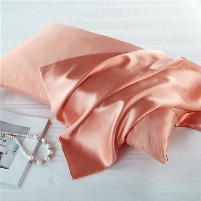 16 Mm Double face housse de coussin en soie 100 soie Pure taie d'oreiller 100 soie housse de coussin en soie housse de coussin en soie: Blood pink