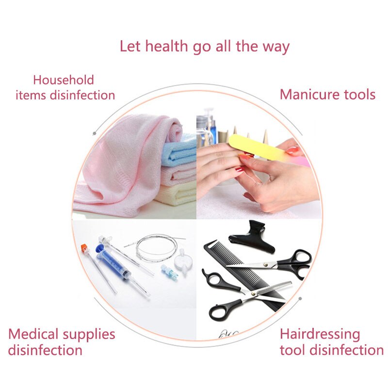 Uv Sterilisator Box Desinfectie Kast Mini Ozon Ultraviolet Salon Huishoudelijke Nail Manicure Gereedschap Sterilisatie Machine Voor Thuis