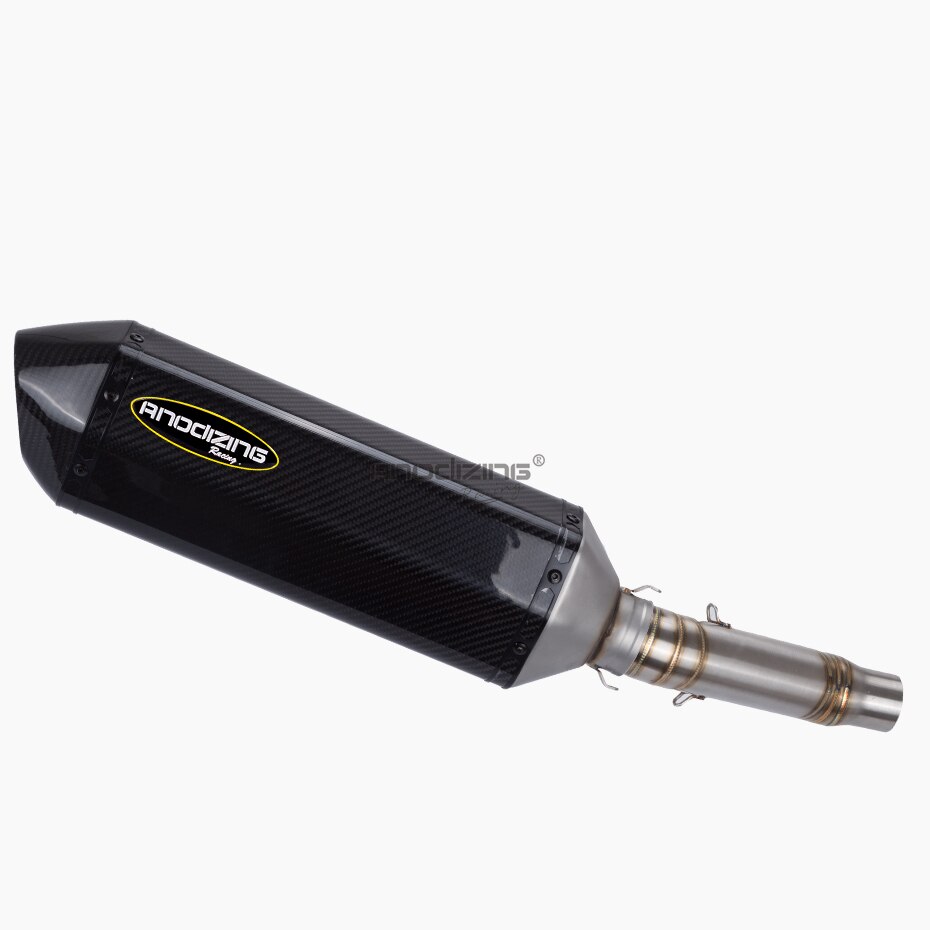 Motorfiets Uitlaatsysteem Slip Op Midden Pijp Link Uitlaat Voor Honda CB300F CBR300R CBR300 Slip-On met Uitlaat