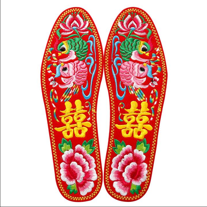 Broderede sko pad sock peds liners kinesisk
