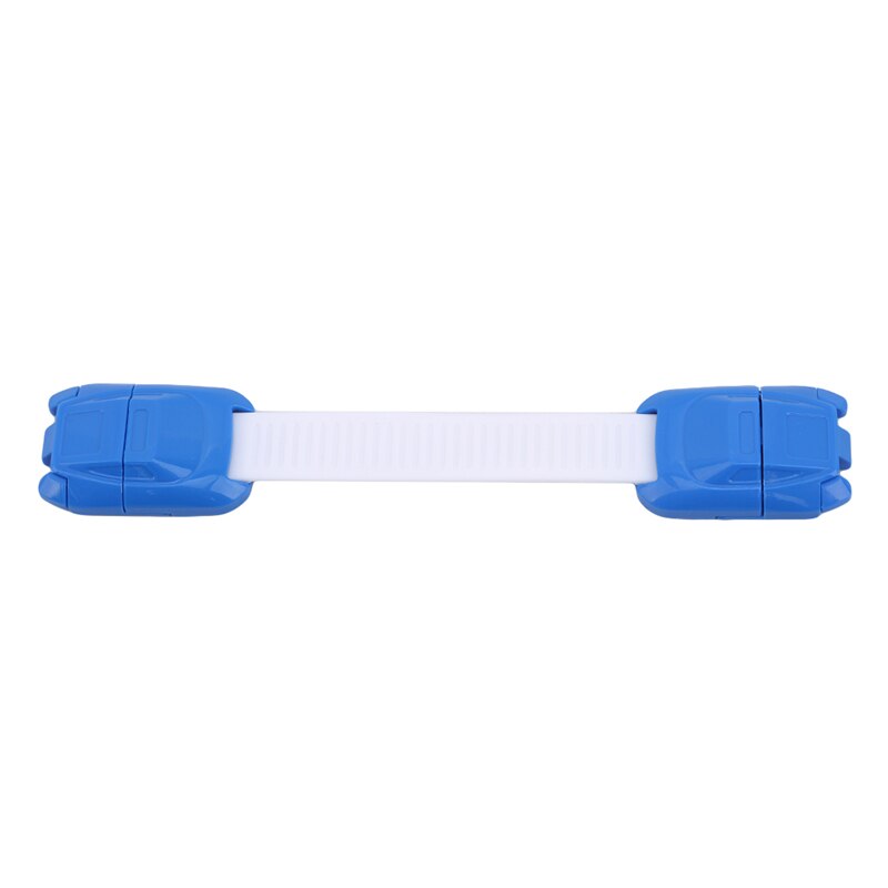 Multi-Function Child Safety Lock And Long Drawer Cabinet Anti-Grip Cabinet Refrigerator Lock Baby Care Products: Royal blue