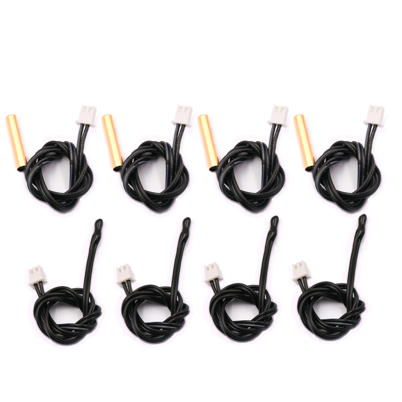 2 Stück Klimaanlage Temperatur sensor 5k 10k 15k 20k 25k 50k 100k Conditioner Rohrs ensor Gummi kopf Kupfer kopf