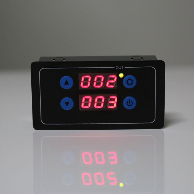 0.1s - 999h Countdown Timer Programmable Cycle Control Module Time Dalay Relay 5V/12V/220V Optional Voltage
