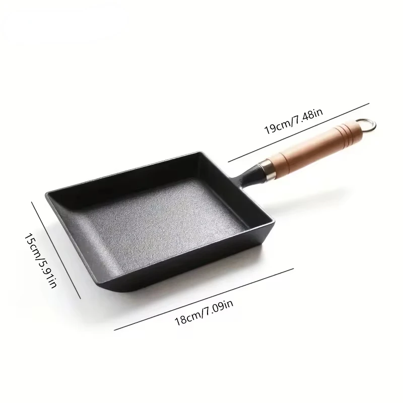 Non-Stick Japanese Cookware Home Kitchen Egg Pan Pancake Frying Pan Cast Iron Pot Easy To Clean Cooking Tools Square Pots