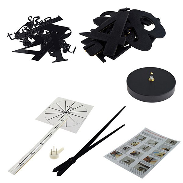 3D DIY Clock Mirror Wall Stickers Hour hand Minute hand Digital Personality Art For Kids Room Living Room TV Backdrop