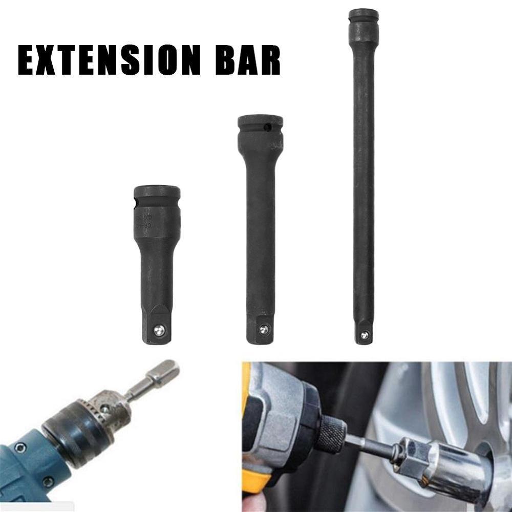Socket Adapter Set 1/4" 3/8" 1/2" Square Impact Socket Extension Connector Power Drill Bit Adapter (Short)