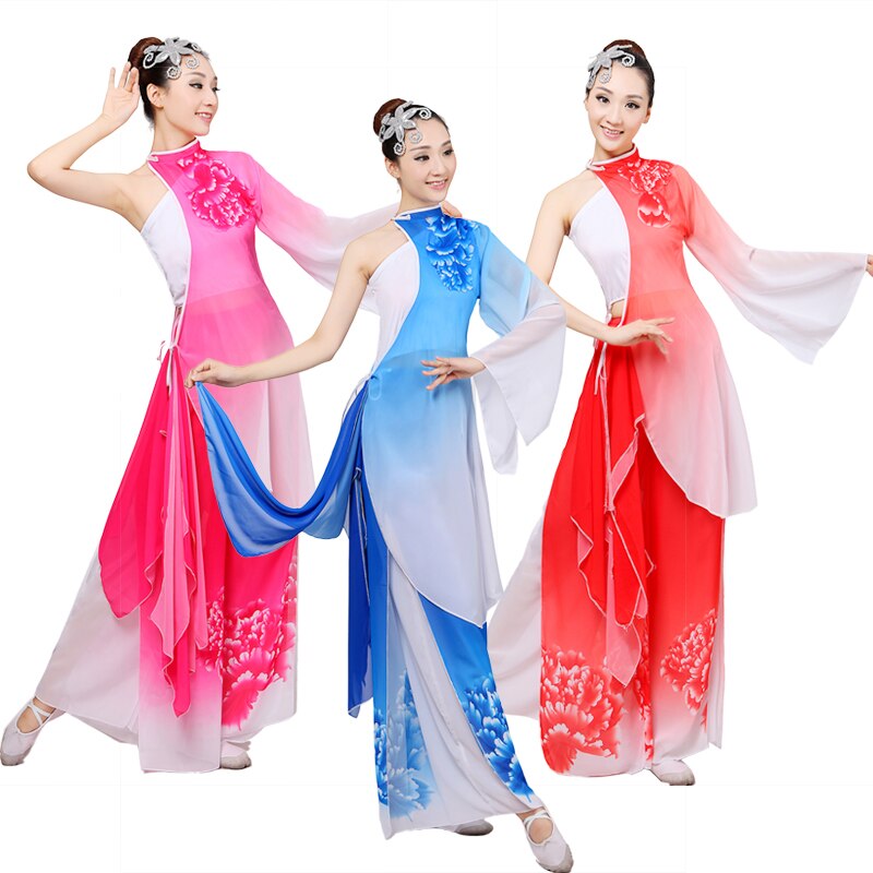 Sales Prestaties Kostuums Moderne Dans Klassieke Dans Yangko Dans Nationale Stage Dance Kleding Volwassen