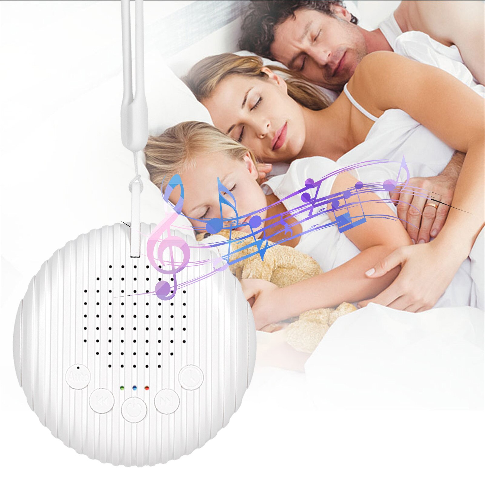 Witte Ruis Machine Sleep Sound Machine Voor Slapen & Ontspanning Voor Baby Volwassen Kantoor Reizen Ingebouwde Usb Oplaadbare Timer