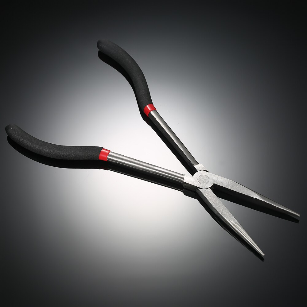 Extra Lange Zware 11 "Dubbele X Tangen Langbektang Rechte Neus Scherpe neus Tang Hand gereedschap
