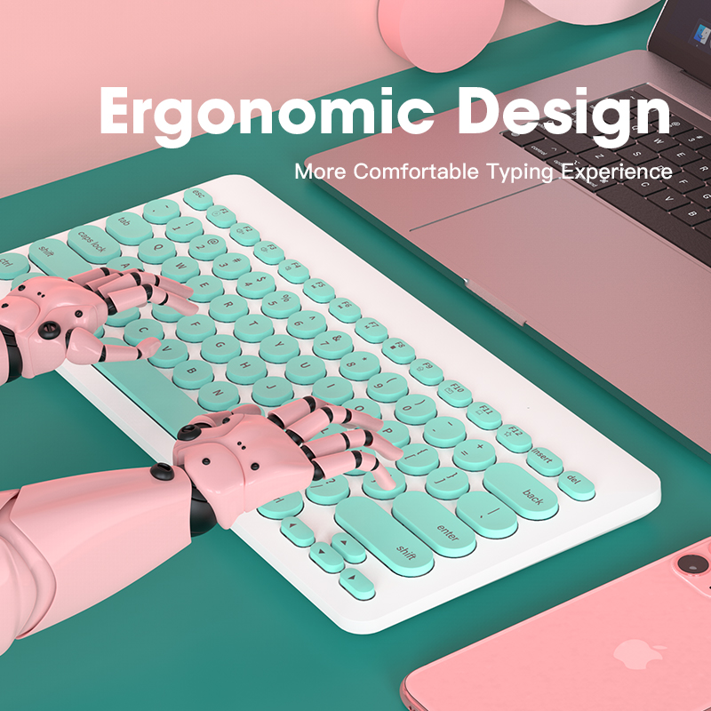 Cute Keyboards Pc Gaming Mouse and Keyboard Bundle Portable Girl Pink Keyboards for Laptop Notebook Computer Accessories