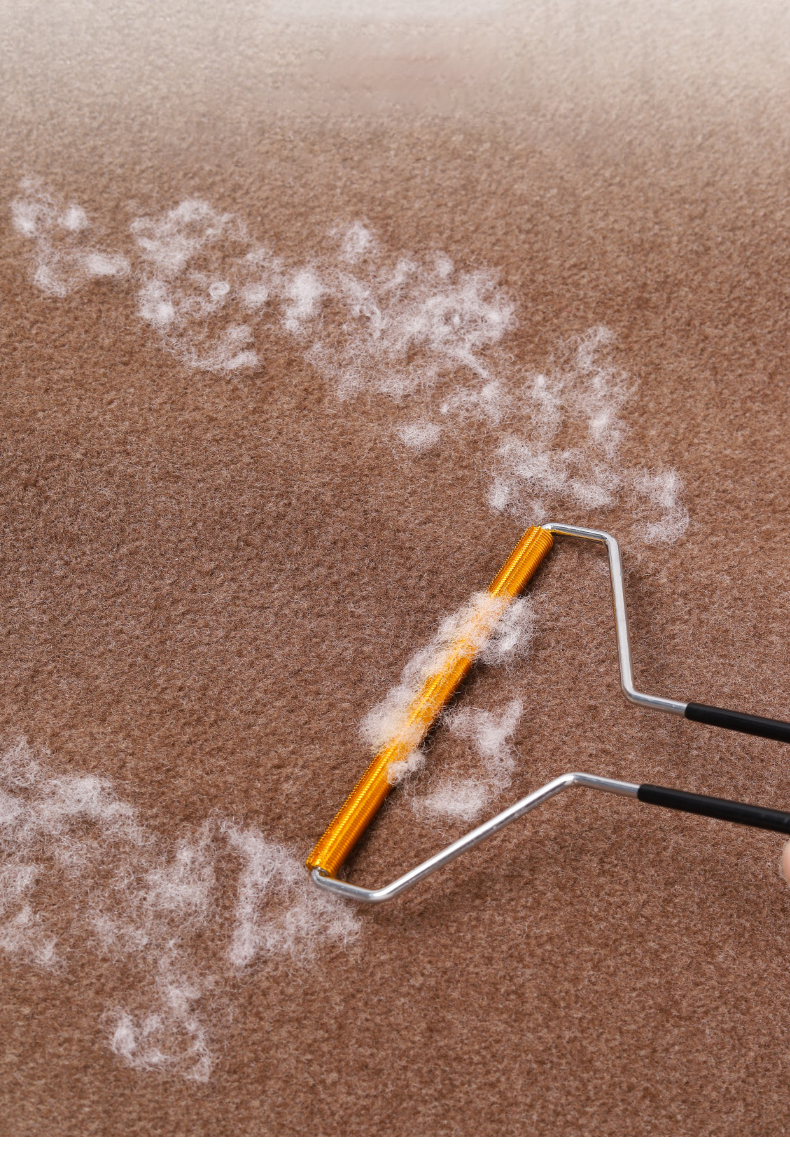 Grattoir manuel en alliage de magnésium pour animaux de compagnie, acier inoxydable, éliminateur de boules pour chats et chiens, fournitures solides et durables pour Nettoyage des animaux de compagnie