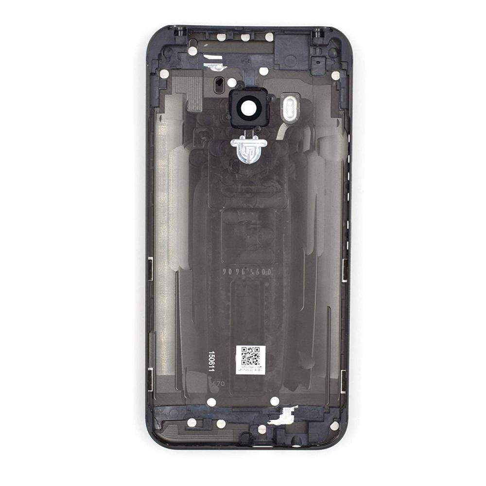 4 in 1 originele metalen achterklep voor htc one  m9 batterijklepje aan de achterkant met bovenklep + sim-lade + sd-tf-lade + zijknoppen