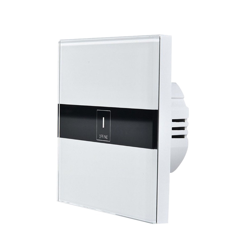 Smart Light Switch Home Automation Module Wifi Wireless Remote Control Wall Light Press Timer Switch 1 Gang With Glass Panel E