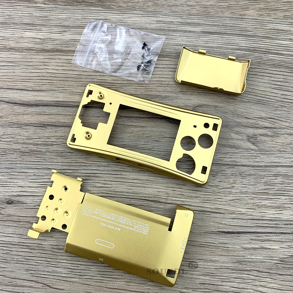 Carcasa de aluminio y Metal para GameBoy Micro, funda para GBM, accesorios de reparación,